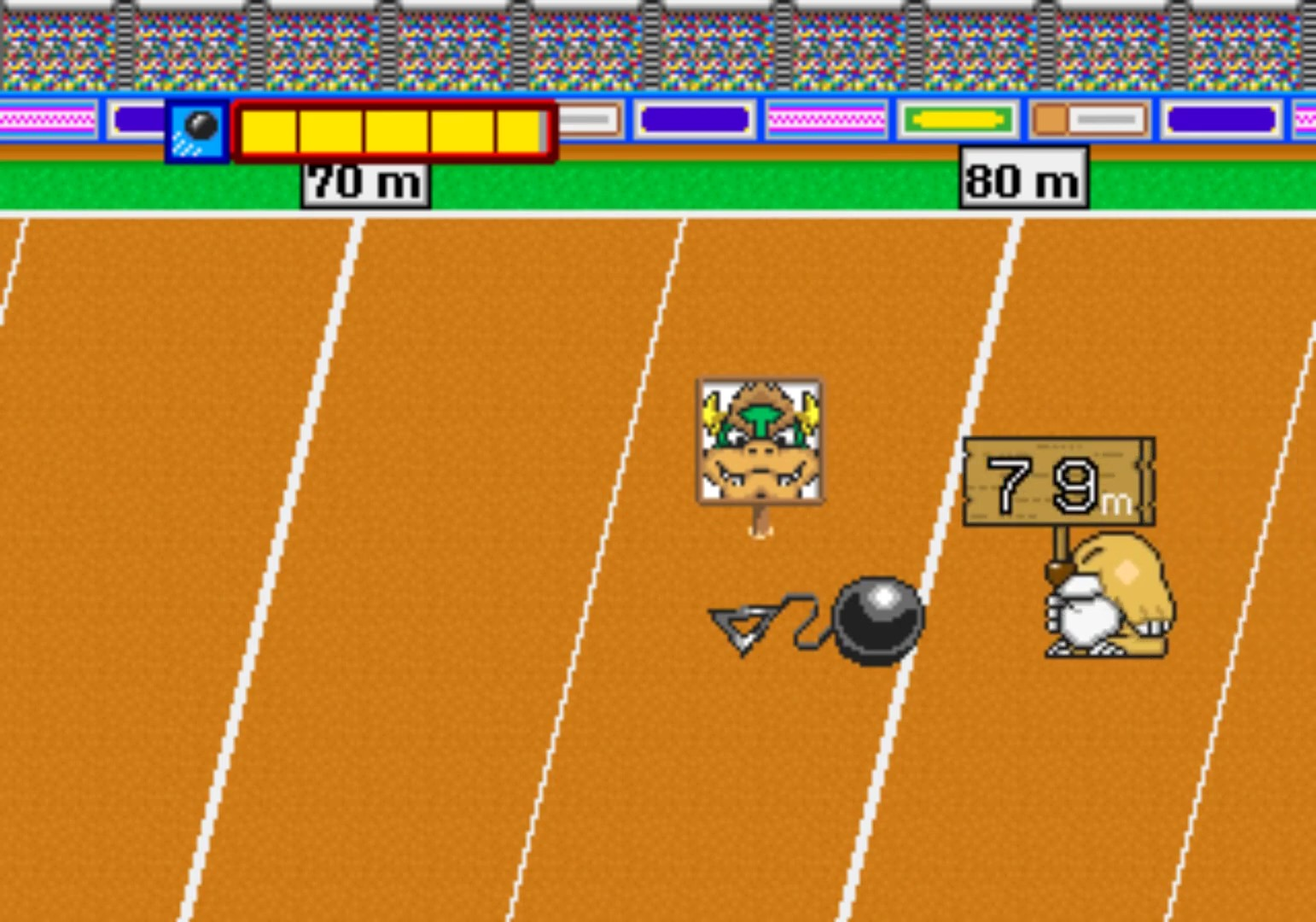 Discus toss