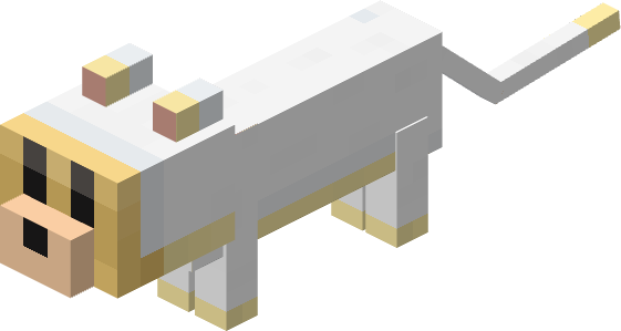 File:Minecraft Mario Mash-Up White Cat Baby Render.png