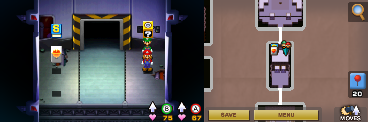 Block 27 in Woohoo Hooniversity of Mario & Luigi: Superstar Saga + Bowser's Minions.