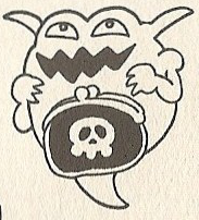 Artwork of the ghost from KC Deluxe Vol. 24: Wario Land: Super Mario Land 3 Part 1