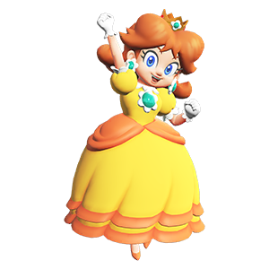 File:Daisy (CharSelect) - SMBW.png - Super Mario Wiki, the Mario ...