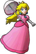 Sprite of Super Peach, from Puzzle & Dragons: Super Mario Bros. Edition.