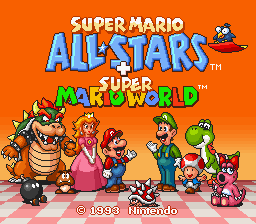 File:Super Mario All-Stars World Title Screen.png