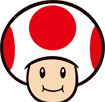 2D artwork of Toad's face