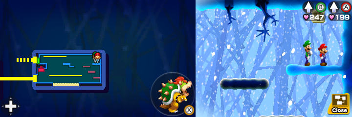 Eleventh block in Airway of Mario & Luigi: Bowser's Inside Story + Bowser Jr.'s Journey.