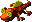 Sprite of Geckit, from Super Mario RPG: Legend of the Seven Stars.
