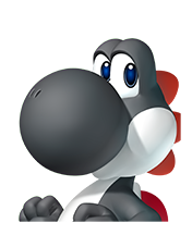 File:MKAGPDX Black Yoshi Icon.png