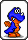 Sprite of a Rex card from the player's deck in Go Fish, from Mario's Game Gallery.