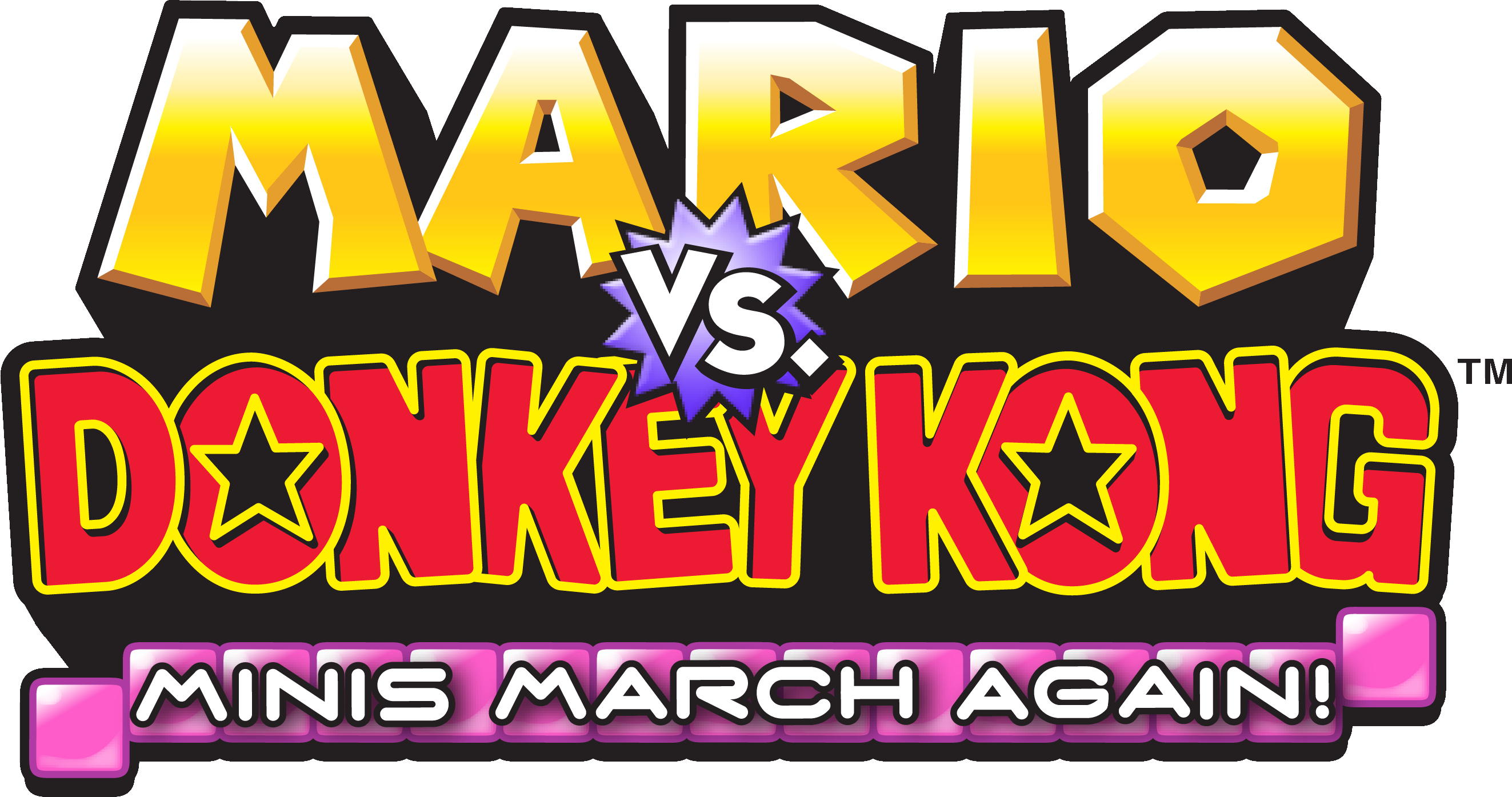 Mario vs. Donkey Kong: Minis March Again! logo