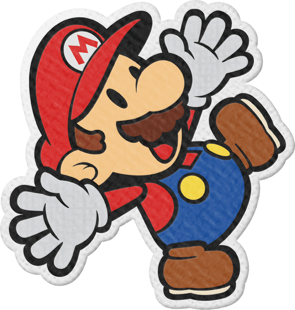 Mario falling over