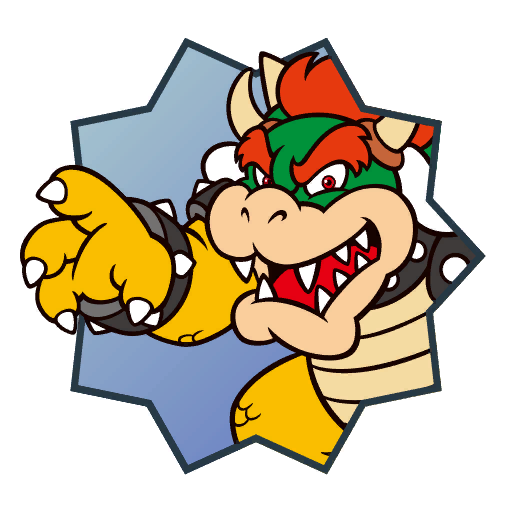 File:Sticker Bowser (alt) - Mario Party Superstars.png
