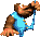 Sprite of Kiddy Kong from Donkey Kong Country 3 for Game Boy Advance