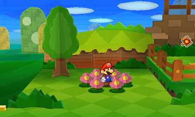 Second paperization spot in Hither Thither Hill of Paper Mario: Sticker Star.