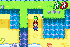 Bean spot in Gwarhar Lagoon, in Mario & Luigi: Superstar Saga.