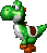 Yoshi in Donkey Kong Country 2: Diddy's Kong Quest (SNES).