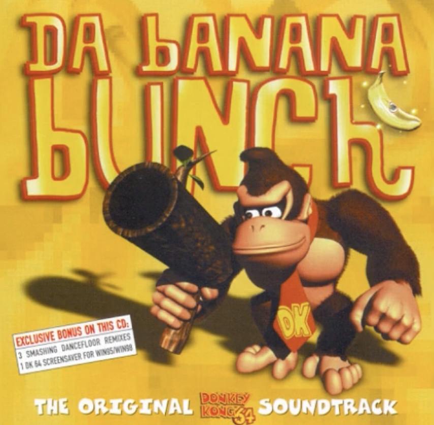 The album for Da Banana Bunch: The Original Donkey Kong 64 Soundtrack