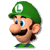 Luigi's mugshot from Mario Superstar Baseball