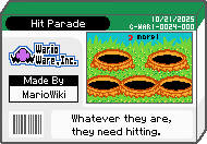 The shelf cover for one of the Job Center microgames in WarioWare: D.I.Y.