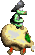 Sprite of a racing Klank from Donkey Kong Country 2 for Game Boy Advance