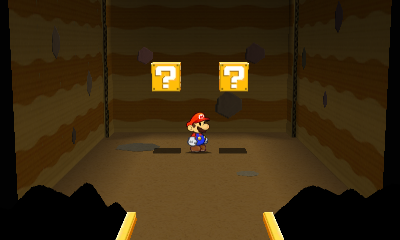First two ? Blocks in Gauntlet Pond of Paper Mario: Sticker Star.