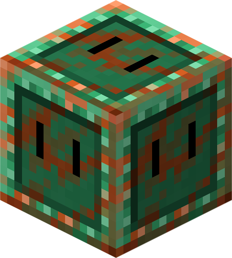 File:Minecraft Mario Mash-Up Weathered Copper Bulb Powered Render.png