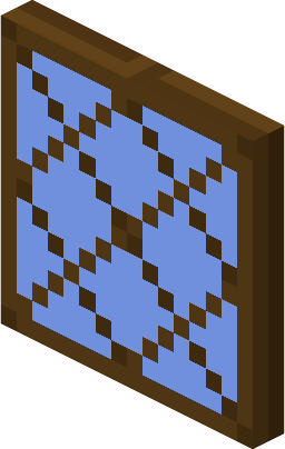 File:Minecraft Mario Mash-Up Blue Stained Glass Pane Render.png