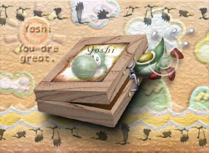 File:SSB Congrat graphic Yoshi.png