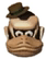 Uncle Kong's head as seen in the Super Donkey Kong 2 Guide Book