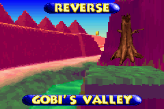 Screenshot of a track opening in the 2004 voxel engine build of Banjo-Pilot, for comparison with Diddy Kong Pilot's 2003 build