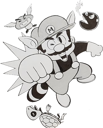 File:Raccoon Mario punching enemies KC Mario.png