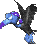 Sprite of a ghostly Mini-Necky from Donkey Kong Country 2: Diddy's Kong Quest