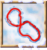 Everfrost Peak course icon from Diddy Kong Racing DS.