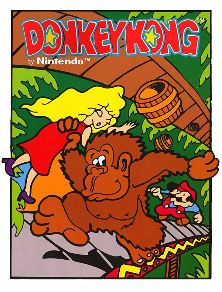 File:Donkey Kong - Atari 2600 artwork.png - Super Mario Wiki, the Mario ...