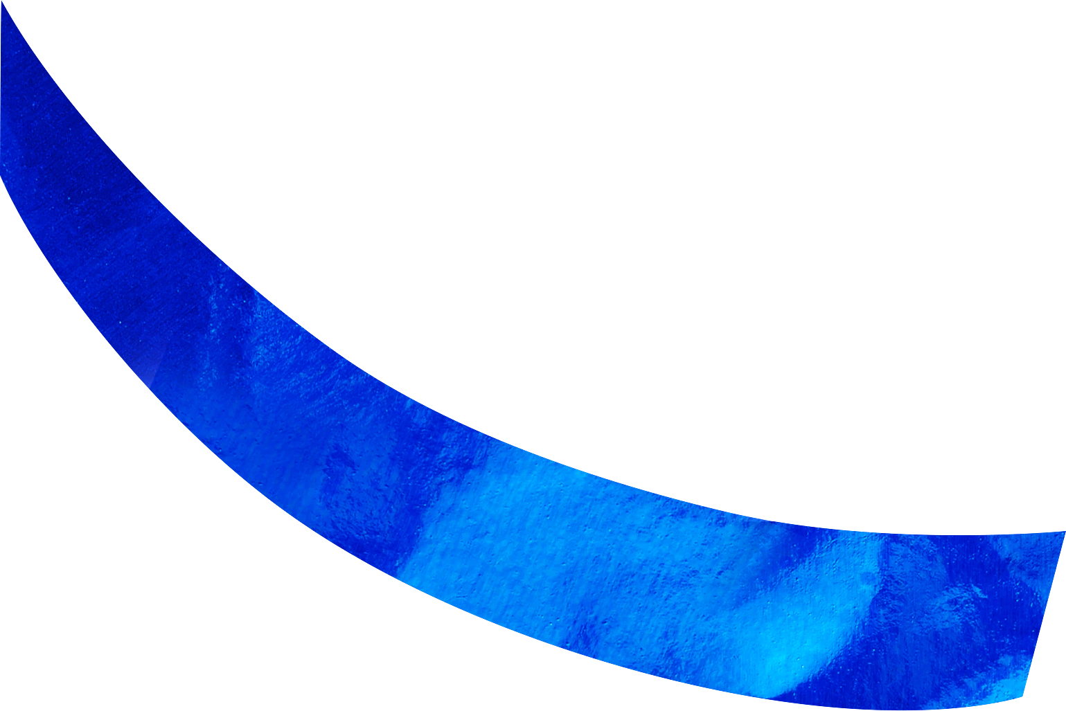 Blue streamer