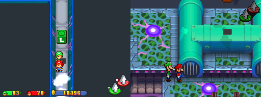 Twenty-second block in Peach's Castle Cellar of the Mario & Luigi: Partners in Time.