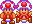 Early Toad sprites without black outlines.
