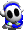 Sprite of a blue Snow Guy from Yoshi's Story