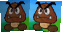 A 2-Fold Goomba from Paper Mario: Sticker Star