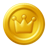 A Crown Coin from New Super Mario Bros. 2