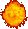 Sprite of a fireball from Donkey Kong Country 2: Diddy's Kong Quest