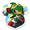 Sticker of Jet the Hawk from Mario & Sonic at the London 2012 Olympic Games