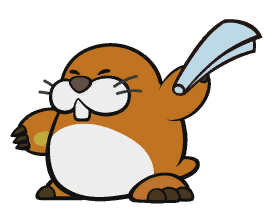 A Monty Mole in Paper Mario: The Origami King