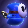 A blue Polterguy in Mario vs. Donkey Kong (Nintendo Switch)