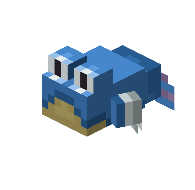 File:Minecraft Mario Mash-Up Cold Frog Swimming Render.gif