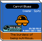 The shelf cover of one of Spitz's comics from WarioWare: D.I.Y. Showcase.