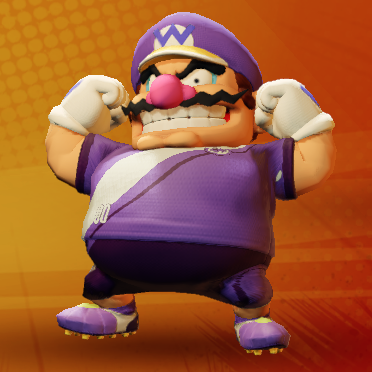 File:Wario (no gear, lavender) - Mario Strikers Battle League.png