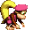 One of the unused animations of Dixie Kong.