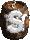 Sprite of a Switch Barrel set to TNT Barrel from Donkey Kong Country 3: Dixie Kong's Double Trouble!
