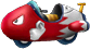 Icon of the Bullet Bike for Time Trial records from Mario Kart Wii