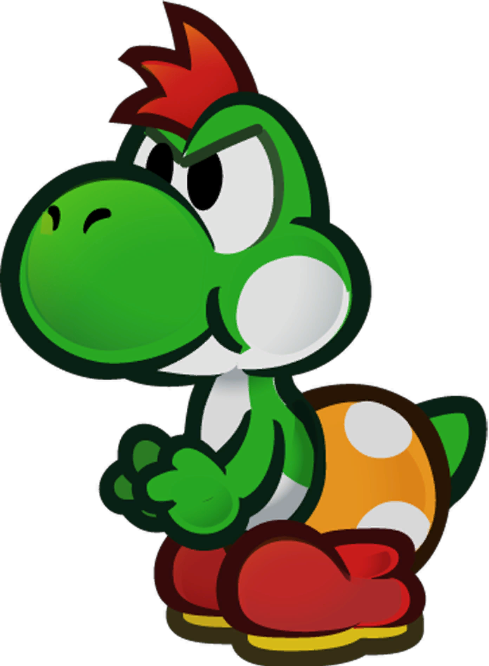 File:Mini-Yoshi Trophy - Super Smash Bros. for Wii U.png - Super Mario ...